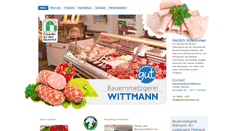 Desktop Screenshot of bauernmetzgerei.de
